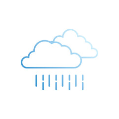 Cloud vector icon stock illustration