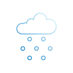 Coud  vector icon stock illustration