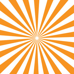 orange sunburst background