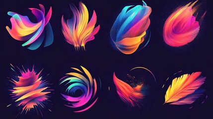 Obraz premium abstract colorful background