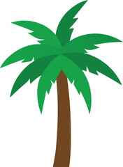 vector illustration of a palm