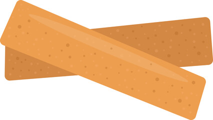 Empty glass bottle clipart design illustration