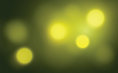 Soft Green Bokeh Light Glow. Nature-Inspired Abstract Background with Warm Tones. Background decoration