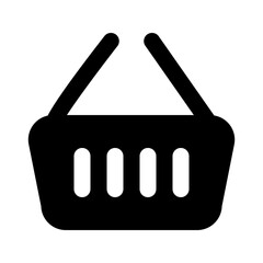 basket cart icon for illustration