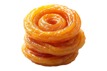 Fototapeta premium Jalebi isolated on transparent background 