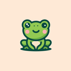 Obraz premium cute frog image vector