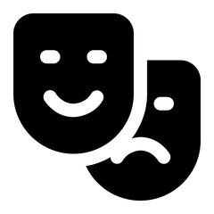 mask icon for illustration