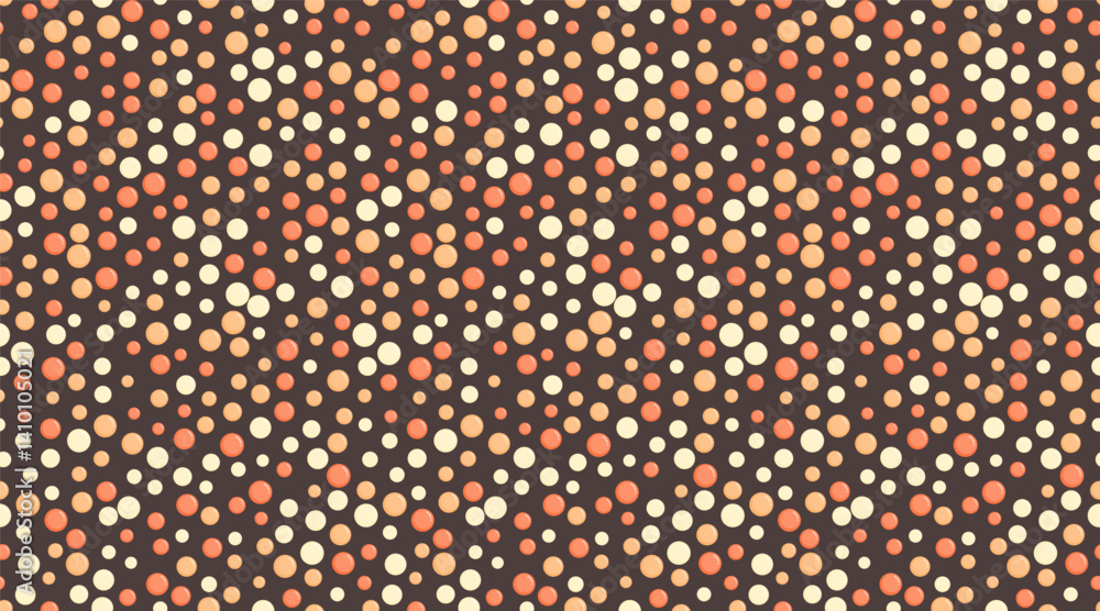 Aufkleber abstract seamless pattern with colorful dots forming a dynamic zigzag. perfect for backgrounds, text