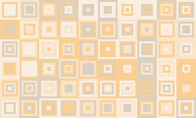 Abstract geometric pattern featuring a calming palette of beige and orange squares.  Ideal for backgrounds, textiles, or website design, conveying themes of order, simplicity, and modern aesthetics.