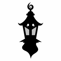 vector illustration of a lamp