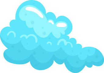 Soap foam clipart design illustration