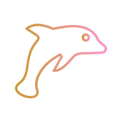 Dolphin Vector Icon