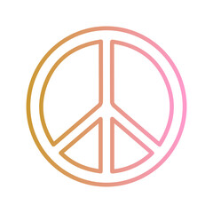 Peace Symbol Vector Icon
