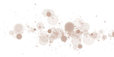 A captivating chocolate brown bokeh effect that features glowing orbs along with soft sparkles throughout