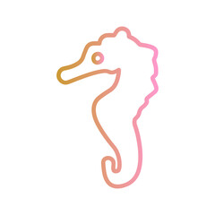 Seahorse Vector Icon