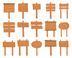 Wooden sign clipart design illustration