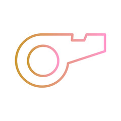 Emergency Whistle Vector Icon