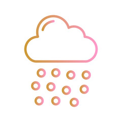 Hailstorm Vector Icon