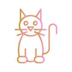 Black Cat Vector Icon