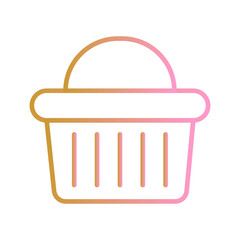Shopping Basket Vector Icon