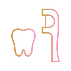 Dental Floss Vector Icon