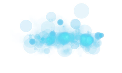 A beautiful aqua bokeh effect with glowing orbs and soft sparkles, perfect for your creative designs