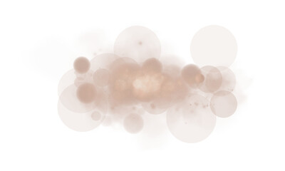 This stunning chocolate brown bokeh features glowing orbs and sparkles beautifully set on a transparent background