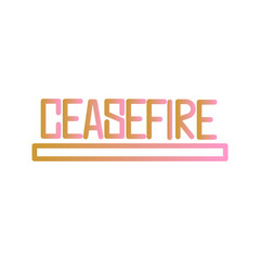 Ceasefire Vector Icon