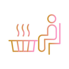 Steam Room Vector Icon