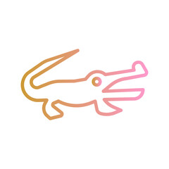 Alligator Vector Icon