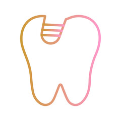 Tooth Decay Vector Icon