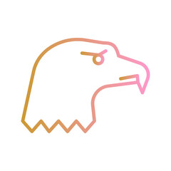 Bald Eagle Vector Icon
