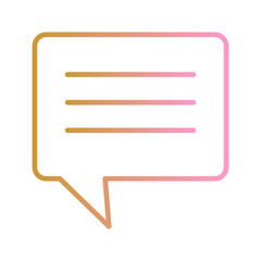 Obraz premium Parole Vector Icon