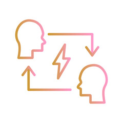 Conflict Resolution Vector Icon