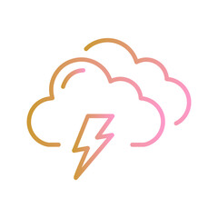 Lightning Bolt Vector Icon