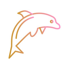 Dolphin Vector Icon