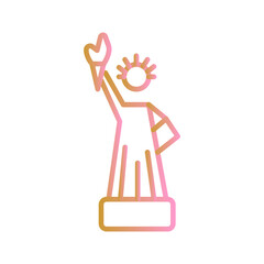Liberty Statue Vector Icon