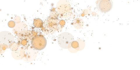 A stunning bokeh effect that features glowing orbs and soft sparkles presented in warm beige colors