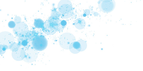 A mesmerizing and ethereal blend of soft blue orbs intertwined with glowing sparkles, creating a dreamy bokeh effect