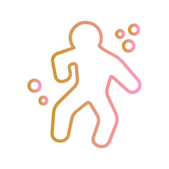 Crime Victim Vector Icon