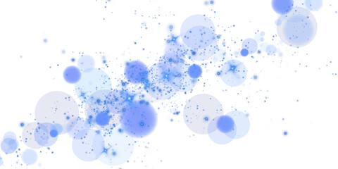 A soothing blue bokeh effect featuring glowing orbs and soft sparkles, creating a dreamy atmosphere.
