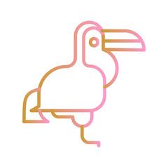 Hornbill Vector Icon