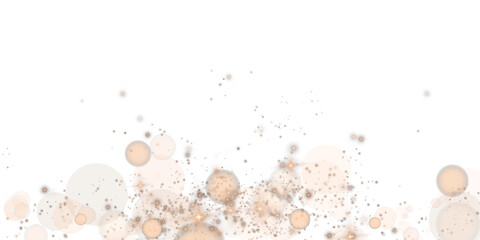 A breathtaking bokeh effect featuring glowing orbs alongside soft sparkles in beautiful beige and creamy tones