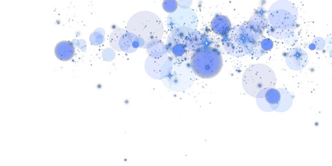 Stunning beautiful blue bokeh features glowing orbs and sparkles, making it perfect for enhancing various designs