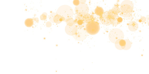 A beautifully soft bokeh effect showcasing glowing orange orbs along with sparkles for a magical touch