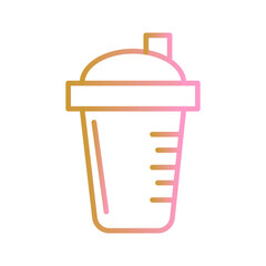 Protein Shake Vector Icon