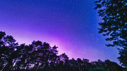 night sky with stars