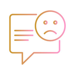 Negative Comments Vector Icon