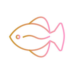 Flounder Vector Icon