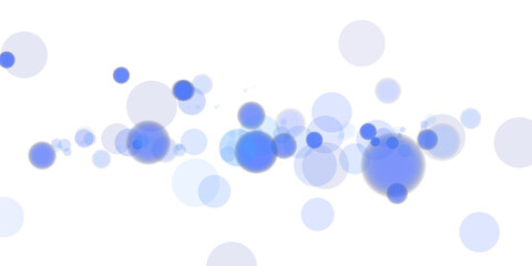 A stunning, enchanting blue bokeh effect featuring glowing orbs and soft sparkles beautifully on a clear background